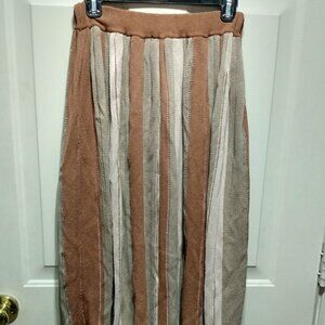 SLATE& WILLOW WOMEN'S STRIPED SKIRT SIZE S